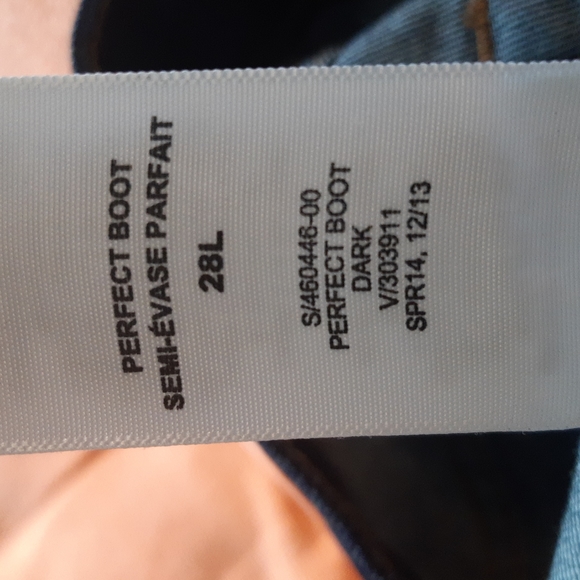 Gap 1969 Perfect Boot Dark Wash Size 28L - Picture 9 of 11